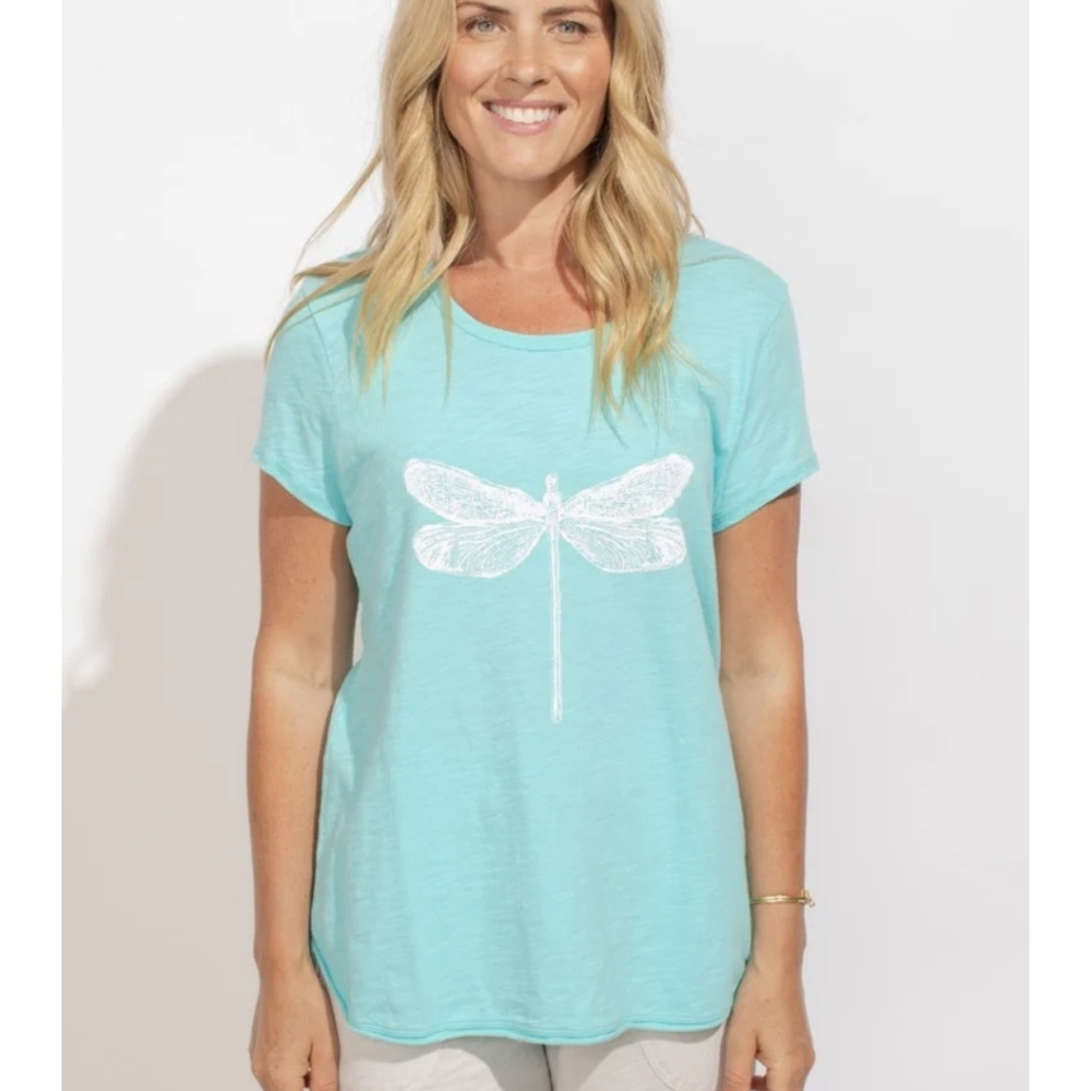 Escape By Habitat Dragonfly Graphic Tee SZ.S NWT